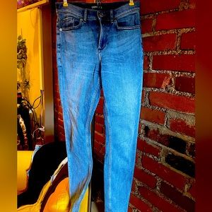 Express Blue Jeans, Straight Leg, Size 2